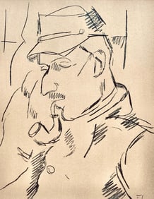 Fernand Leger, Portrait de mon caporal de la Cie, 5/4 du 1er Genie, Dessins de Guerre 1915-16,