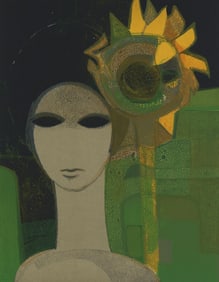 Andre Minaux, Composition, L'Odyssee, Limited Edition Lithograph