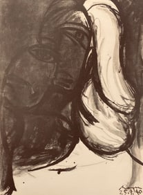 Pablo Picasso, Composition, Carnet de dessins de Picasso, Cahiers d'Art, Limited Edition Lithograph