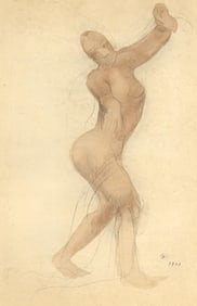 Auguste Rodin, Composition, La Varende, Rodin, Limited Edition Lithograph