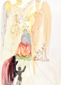 Salvador Dali, Le Paradis XXIII (Michler/Lopsinger 1039-1138; Field 189-200), La Divine Comedie,