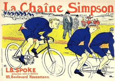 Henri de Toulouse-Lautrec, Le Chaine Simpson, Les Affiches De Toulouse-Lautrec, Limited Edition
