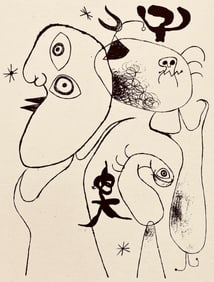 Joan Miro, Composition, The Prints of Joan Miro, Limited Edition Etching