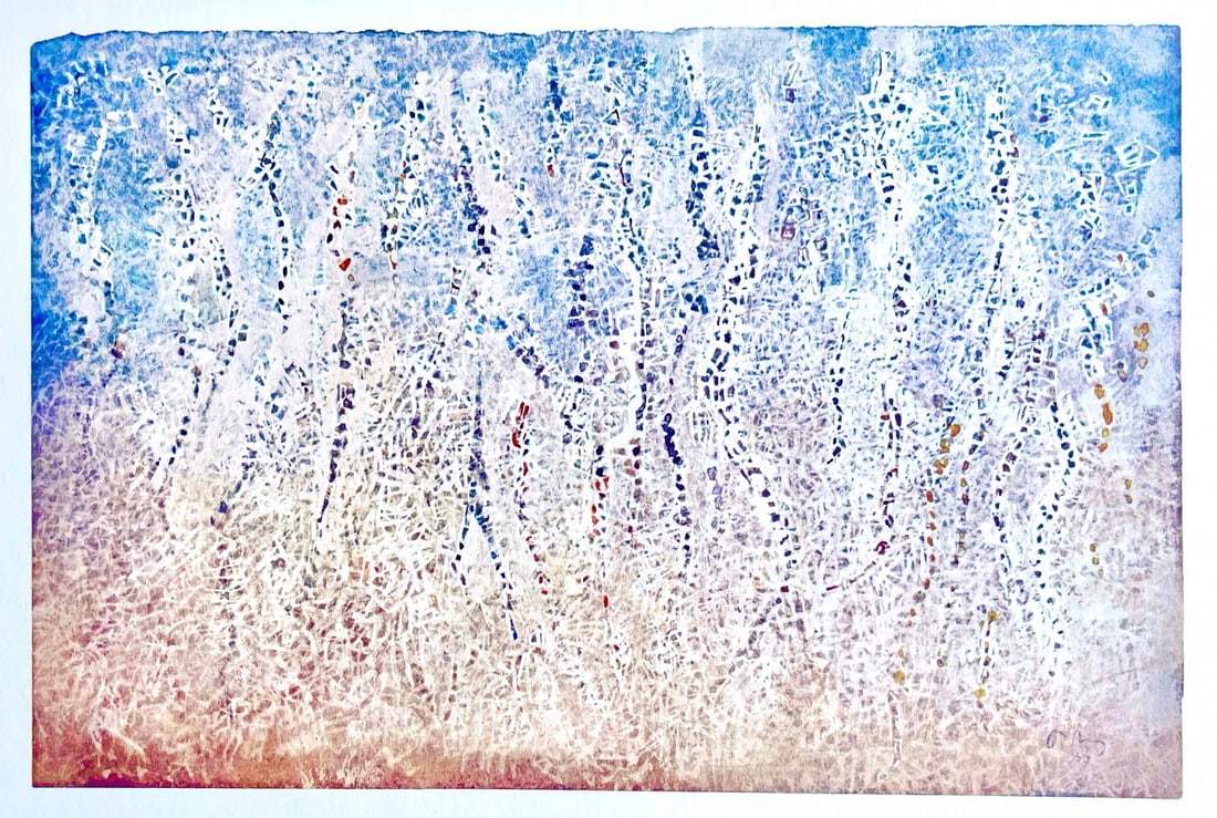 Mark Tobey, Motif africain, Mark Tobey, Peintres d'aujourd'hui, Limited Edition Heliogravure: Heliogravure on velin paper. Paper Size: 10.83 x 13.78 inches. Inscription: Signed in the plate and unnumbered, as issued. Notes: From the folio, Mark Tobey, Peintres d'aujourd'hui, 1961. Published by