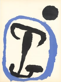 Joan Miro, Composition (Cramer 34; Mourlot 223), Derriere le miroir, Limited Edition Lithograph
