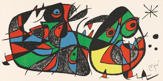 Joan Miro, Composition (Cramer 193; Mourlot 936), Limited Edition Lithograph