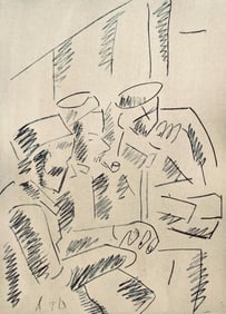 Fernand Leger, Interieur d'hopital, Dessins de Guerre 1915-16, Limited Edition Lithograph