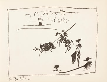 Pablo Picasso, La Pique I (Bloch 1014-47; Cramer 113), A Los Toros Avec Picasso, Limited Edition