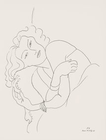 Henri Matisse, Serie F, var. 3 (Duthuit 9), Henri Matisse, Dessins, Themes et variations, Limited