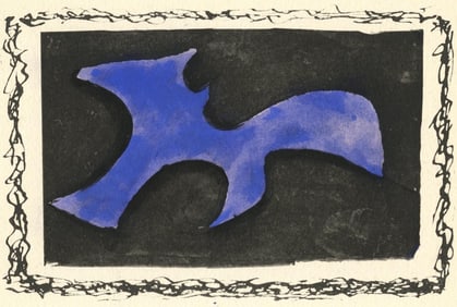 Georges Braque, Forme, Georges Braque, Le Solitaire, XXe siecle, Limited Edition Lithograph