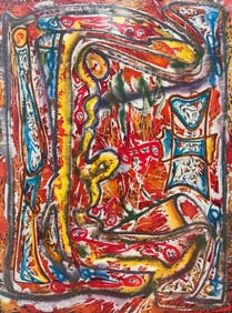 Alfonso Ossorio, Composition, Peintures initiatiques d'Alfonso Ossorio, Limited Edition Collotype