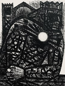 Marcel Gromaire, Macbeth, Frontispice, Shakespeare, Macbeth, Eaux-fortes de Gromaire, Limited