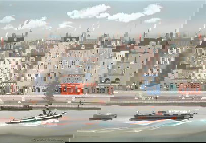 Michel Delacroix, Le Remorqueur, Limited Edition Lithograph