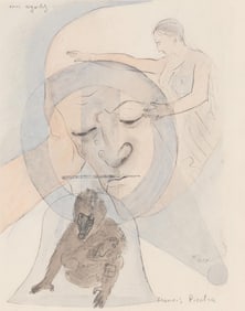 Francis Picabia, Composition, Le Peseur d'ames (The Weigher of Souls), Limited Edition Lithograph