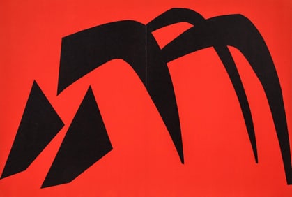 Alexander Calder, Composition, Derriere le miroir, Limited Edition Lithograph