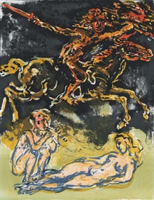 Walter Spitzer, Composition, L'Odyssee, Limited Edition Lithograph