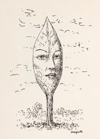 Rene Magritte, Composition, Dix dessins de Rene Magritte, Limited Edition Lithograph