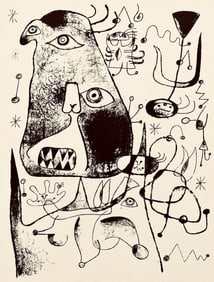 Joan Miro, Composition, The Prints of Joan Miro, Limited Edition Etching