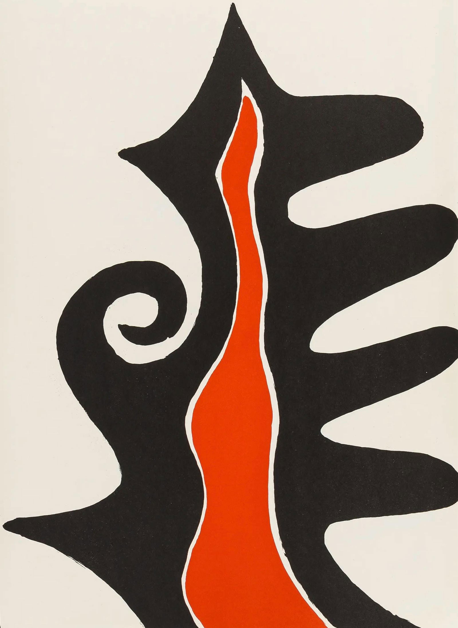 Alexander Calder, Composition, Derriere le miroir, Limited Edition Lithograph (1 of 4)