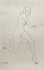 Henry Strater, Composition, 24 Drawings by Henry Strater, Limited Edition Lithograph