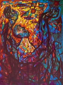 Abraham Rattner, Job, Limited Edition Lithograph