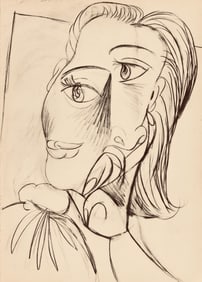 Pablo Picasso, Composition, Carnet de dessins de Picasso, Cahiers d'Art, Limited Edition Lithograph