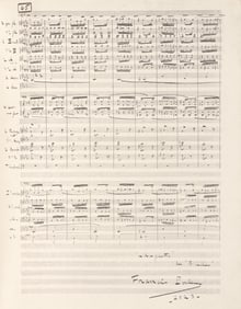 Francis Poulenc, Composition, Les Biches, Limited Edition Lithograph