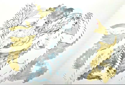 Hans Erni, Composition, Reflexions Simples Sur Le Corps, Limited Edition Lithograph