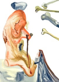 Salvador Dali, L'Enfer XVIII (Michler/Lopsinger 1039-1138; Field 189-200), La Divine Comedie,