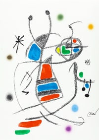 Joan Miro, Composition (Mourlot, 1051-1072), Maravillas con Variaciones acrosticas en el Jardin de