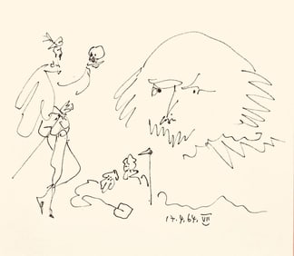Pablo Picasso, Shakespeare VII (Bloch 1197), Picasso-Aragon Shakespeare, Limited Edition Lithograph