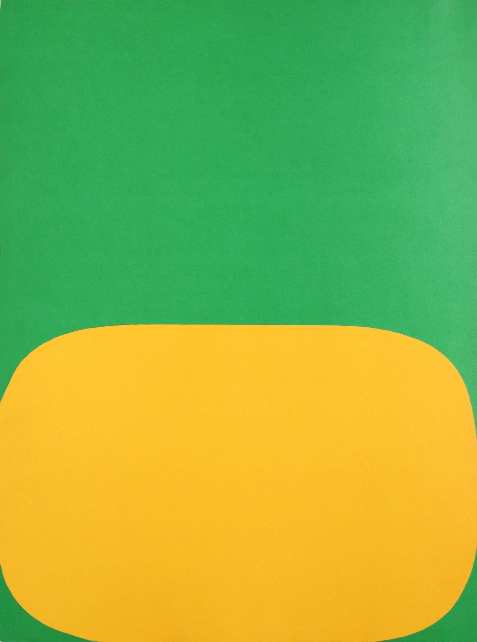 Ellsworth Kelly, Composition (Axsom Ib), Derriere le miroir, Limited Edition Lithograph (1 of 4)