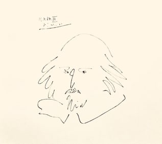 Pablo Picasso, Shakespeare XII (Bloch 1197), Picasso-Aragon Shakespeare, Limited Edition Lithograph
