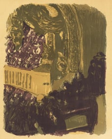 Edouard Vuillard, Une Galerie au Gymnase, L'œuvre grave de Vuillard, Limited Edition Lithograph