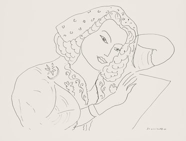Henri Matisse, Serie I, var. 11 (Duthuit 9), Henri Matisse, Dessins, Themes et variations, Limited
