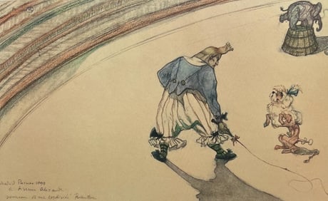 Henri de Toulouse-Lautrec, Clown Trainer, Henri de Toulouse-Lautrec, At the Circus, Limited Edition