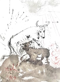 Salvador Dali, Composition (Michler/Lopsinger 1600; Field 69-3), Biblia Sacra, Limited Edition