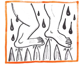 Keith Haring, Composition, Against All Odds, Limited Edition Lithograph