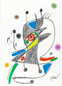 Joan Miro, Composition (Mourlot, 1051-1072), Maravillas con Variaciones acrosticas en el Jardin de