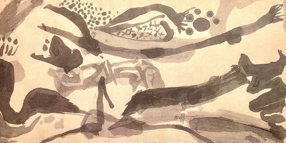 Jackson Pollock, Composition, Jackson Pollock, The Last Sketchbook, Limited Edition Lithograph