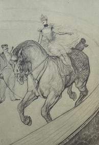 Henri de Toulouse-Lautrec, Bareback Rider, Henri de Toulouse-Lautrec, At the Circus, Limited Edition