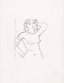 Andre Derain, Buste de femme, Souvenirs et portraits d'artistes, Limited Edition Lithograph