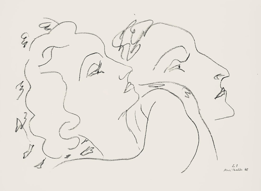 Henri Matisse, Serie Z, var. 3 (Duthuit 9), Henri Matisse, Dessins, Themes et variations, Limited (1 of 4)