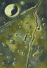 Lowell Nesbitt, Official NASA, Apollo 9 Space Mission Series, Original Painting