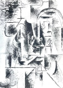 Pablo Picasso, Man with Pipe (Orozco 95), Picasso: Fifteen Drawings, Limited Edition Lithograph