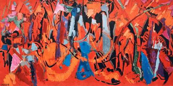 Andre Lanskoy, Contre-attaque, Andre Lanskoy, Peintres d'aujourd'hui, Limited Edition Heliogravure