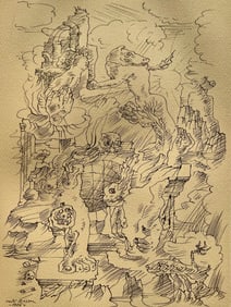 Andre Masson, Metamorphoses, Masson Dessins, Limited Edition Lithograph