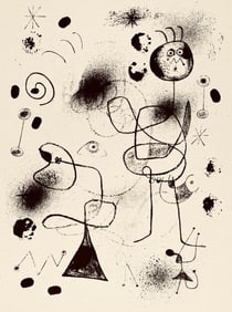 Joan Miro, Composition, The Prints of Joan Miro, Limited Edition Etching