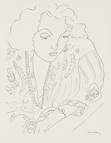 Henri Matisse, Serie I, var. 14 (Duthuit 9), Henri Matisse, Dessins, Themes et variations, Limited