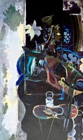 Georges Braque, Composition, Derriere le miroir, Limited Edition Lithograph